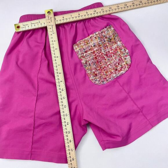 Valas Los Angeles MVLA Collab Bowler Shorts XS-S Jacquard Pocket Logo Made In LA - Picture 6 of 8